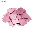 thumbnail image 3 of Etiquetas en blanco de forma de casa, etiquetas de estampado de metal, etiquetas de identificación para perros en blanco, etiquetas de grabado rosa, paquete de 25, 3 of 7