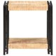 thumbnail image 2 of Mesa auxiliar vidaXL industrial rectangular de madera de mango rugoso, 2 of 9