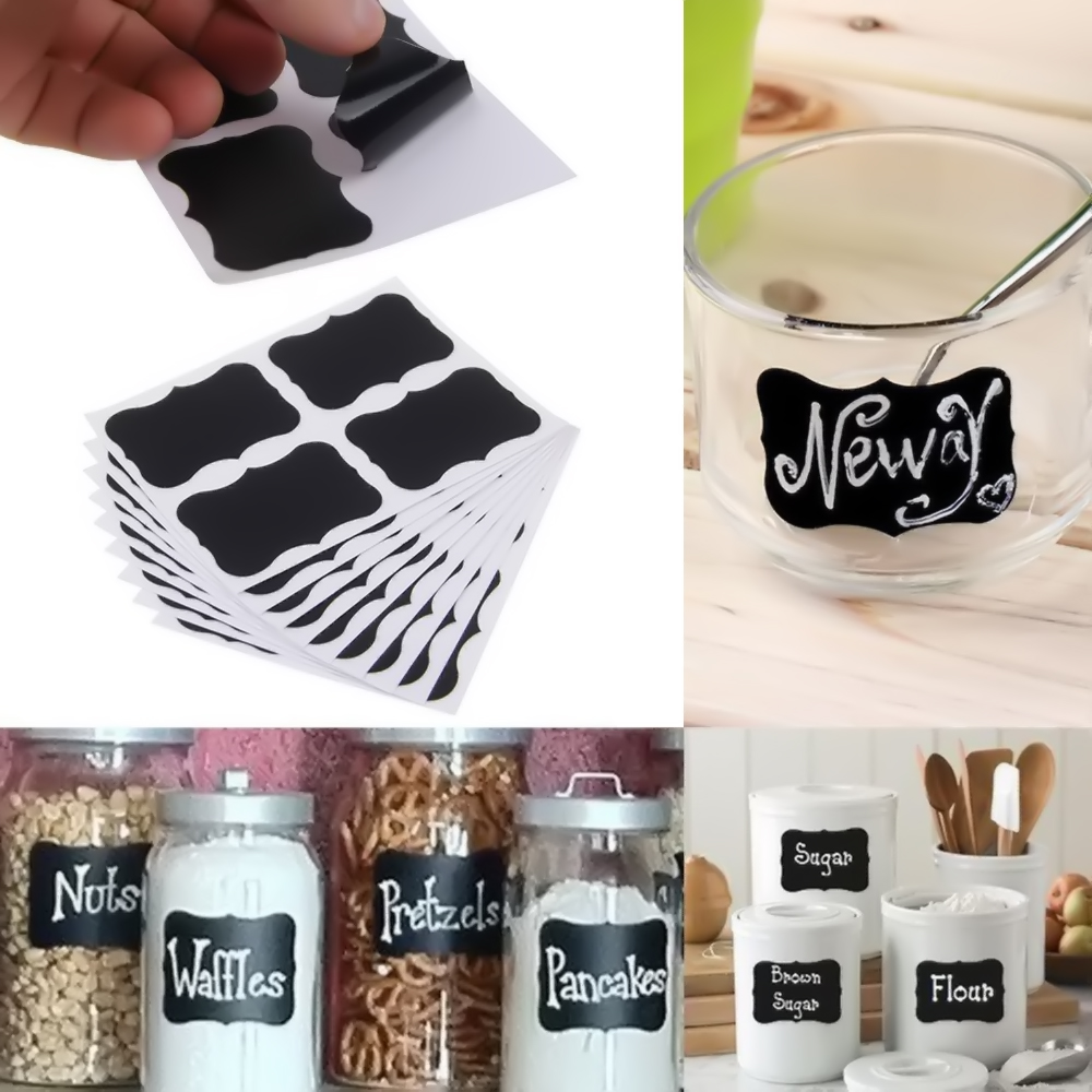 Jam Jar Chalkboard Labels Jar Boxes Vinyl Stickers Bottles Jam Jar Chalkboard Labels Jar Boxes Vinyl Stickers Bottles