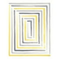 thumbnail image 2 of Marshall, Laura 15x18 Gold Ornate Wood Framed with Double Matting Museum Art Print Titled - Desert Sunset II Yellow Gray, 2 of 4
