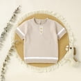 thumbnail image 7 of ZRBYWB Toddler Girl Clothes Baby Girls Short Sleeve Pullover Sweater Cotton Knit Button Closure Tops Shirt Fashion Top, 7 of 7