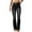 Black, variant on Women Flare Jeans Mid Rise Waisted Wide Leg Bootcut Denim Pull On Stretchy Microflare Jeans S-2XL