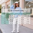 thumbnail image 3 of Womens Pullover Tops Crew Neck Long Sleeve Sweatshirt Loose Fit Solid Color Casual Tops for Autumn Clothing, 3 of 6