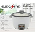 thumbnail image 3 of EUROSTAR RC620W 20-Cup Rice Cooker, White, 3 of 3