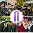 thumbnail image 4 of ZOUSSIQI Graduation Stoles - Graduation Shawl Stole, Colorful Graduation Sashes, Graduate Stole | 72-Inch Long Unisex Plain CA919-35454, 4 of 9