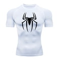 thumbnail image 5 of 2024Camiseta de compresión con estampado de araña para hombre, camiseta de secado rápido, camiseta para correr en gimnasio, manga corta transpirable, primavera, verano, M-3XL, 5 of 5