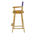 thumbnail image 4 of "30" Director's Chair Honey Oak Frame-Purple Canvas", 4 of 8