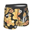 thumbnail image 3 of Kll Mushrooms Honeycomb Men'S Cotton Boxer Briefs Underwear-X-Large, 3 of 9