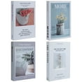 YOUNING Faux Books for Decoration, Set of 4 Modern Decorative Books