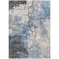 thumbnail image 2 of Addison Rugs Chantille Indoor/Outdoor Transitional Abstract Denim Machine Washable Rectangle Rug, 8' x 10', 2 of 8