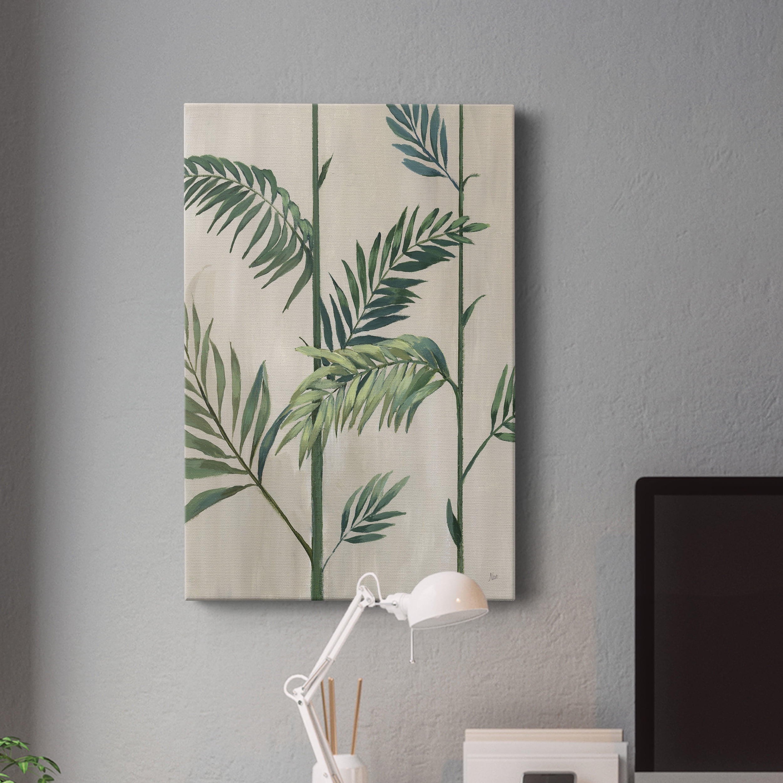 Modern Fronds II Premium Gallery Wrapped Canvas - Ready to Hang - 8 x 12