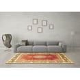 thumbnail image 3 of Ahgly Company Indoor Rectangle Medallion Brown Traditional Area Rugs, 6' x 9', 3 of 4