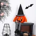 thumbnail image 4 of Fiudx Ofertas y liquidaciones Nuevas decoraciones de Halloween, aterradora calabaza, pequeño fantasma, adorno para muñeca, festival de fantasmas, decoración para fiestas en casa, 4 of 5