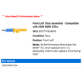 thumbnail image 2 of Front Left Strut Assembly - Compatible with 2008 BMW 535xi, 2 of 2
