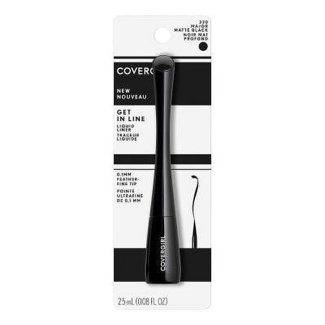 Delineador para ojos Covergirl Get In Line líquido 320 matte black 2.5 ml