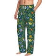 thumbnail image 6 of Gukieu Forest Flora And Fauna Print Men's Home Trousers, Elastic Drawstring Home Pajamas Clothing Suitable for Adult Men-Medium, 6 of 6