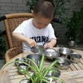thumbnail image 3 of Kjfeif 25Pcs Tiny Classic Stainless Steel Kitchen Toys Cooking Utensils Set-Pretend Play Pots Pans Toy Cookware Kits for Kids Interactive Learning Role Play Educational Toys for Kids Mini Size, 3 of 5