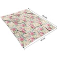 thumbnail image 4 of Pioneer Flower Floral Print Pattern Blanket,Comfortable Soft Lamb Wool Throw Blanket,All Season,Warm Lightweight Blankets for Sofa Bed Couch Living Room Chair,60"x80", 4 of 4
