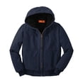 thumbnail image 3 of CornerStone Unisex Washed Duck Cloth Insulated Hooded Work Jacket | Warm Casual Work Hoodie for Men & Women, Adjustable Hood, 3 of 4