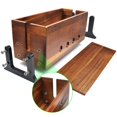 thumbnail image 2 of Caja de gestión de cables Itvexeme, madera de nogal vintage, 36 x 15 x 16 cm, 2 of 7