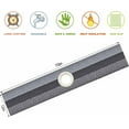 thumbnail image 2 of shiyou-Table Runner, 12x72in Heat-Resistant Woven Vinyl Long Tabletop, Non-Slip Washable PVC Table Runners, Easy to Clean Premium Plastic Dresser Cover for Wedding, Decor, Home (Black+Silver), 2 of 4