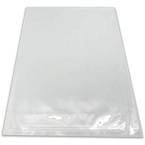 100 Pcs 4 1/4 x 6 1/8 Clear Self Adhesive Plastic Bags for 4x6 inches Picture Photo Framing Mats The Display Guys 