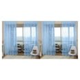 thumbnail image 2 of Cateissary Home Hotel Window Curtain Replacement Living Furniture Bedroom Full Room Flocking Privacy Breathable Drape Protection Type1 NO1, 2 of 6