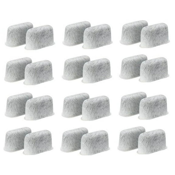 24PCs Charcoal Water Filter Replacement for Cuisinart Coffee Makers, DCC-RWF