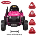 thumbnail image 3 of Tractor Montable Electrico para Niños Control Remoto Luz Led 12v - Rosa, 3 of 8