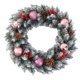 thumbnail image 2 of Corona navideña Corona navideña artificial Corona para puerta de entrada Bayas rojas Navidad Rosa, 2 of 9