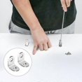 thumbnail image 3 of 10pcs Stainless Steel Angle Code L-shaped Right Angle Bracket 90 Degree Angle Bracket Fastener20*20mm Silver, 3 of 5
