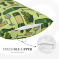 thumbnail image 2 of Plush Throw Pillow Covers, Cute Grape Juice Pillow Cases with Invisible Zipper, Breathable Microfiber Pillow Cases Standard Size for Sleeping Bedroom Sofa Living Room, 2 of 5