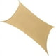 thumbnail image 1 of Toldo vela rectangular con protección UV de 2 x 2 m para patio, jardín, terraza y balcón, en color arena fría, 1 of 5