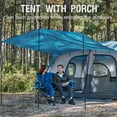 thumbnail image 6 of PORTAL Family Camping Tent for 6/8/10 People with Porch Tall Height Good Ventilation Water Resistant Ideal for Outdoor Camping Backyard, 6 of 7