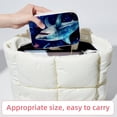 thumbnail image 6 of Starry Shark Portable Velvet Earring Organizer with Removable Compartment, Necklace Holder, Jewelry Organizer, and Decorative Gift Box, 6 of 7