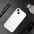 thumbnail image 7 of Allytech Case Compatible with iPhone 15 Plus, [Card Holder] [Soft TPU] [Ultra Slim & Lightweight] Shockproof Anti-Fingerprint Case for iPhone 15 Plus - White, 7 of 7