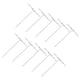 thumbnail image 1 of 10 Piezas de Broches Giratorios en Forma de T, Acero Inoxidable de 3 Vías Giratorio Giratorio de Equilibrio de Línea Cruzada Giratorios de Pesca con C Baoblaze TABLA DE T SWIVELS SNAPS, 1 of 8