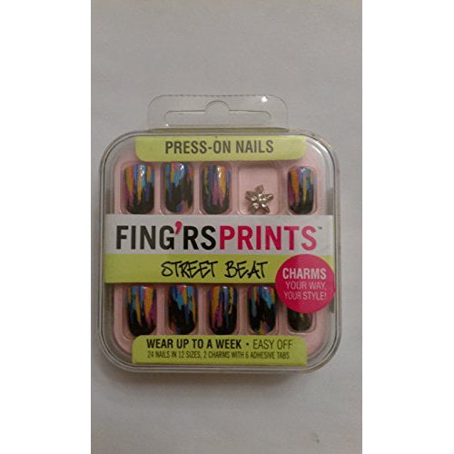 Fing'rs Prints Press-On Nails, Street Beat Assorted Styles - Walmart.com