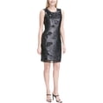 thumbnail image 1 of Vestido de tubo Calvin Klein con lentejuelas para mujer negro 4, 1 of 1