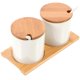 thumbnail image 3 of Kitchen Seasoning Tools Ceramic Spice Jar Round Shape Sealed High Temperature Resistance 1Set, 3 of 3
