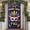 1A-180X90cm, variant on Purple Gold Green Mardi Gras Banner Feather Decor Carnival Display Beaded Garland Masquerade Mask Festive Backdrop for Carnival Party Mardi Gras Celebration Masquerade Ball