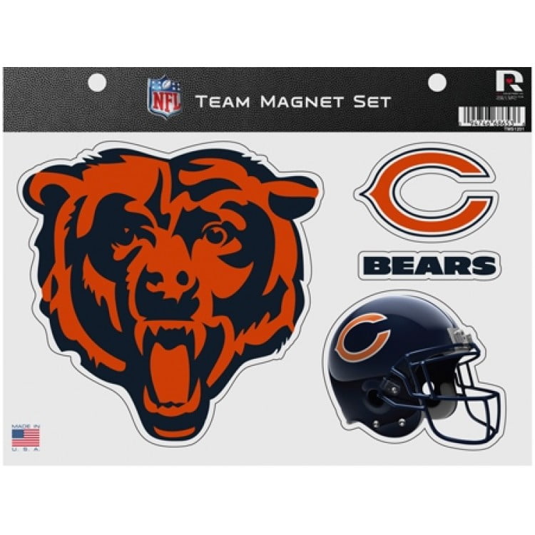 Officially Licensed NFL Team Schedule Magnet Set - Bears