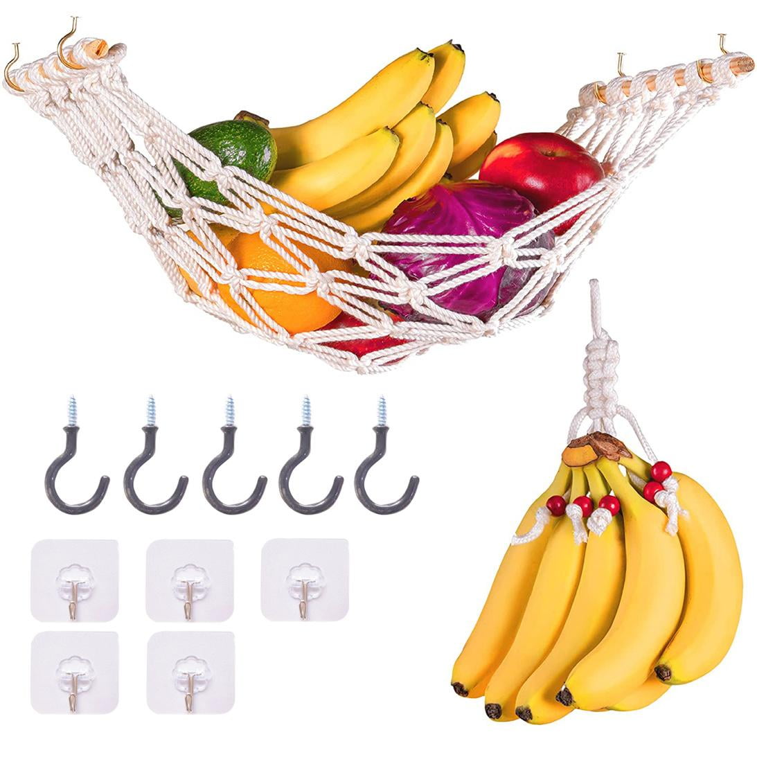 Fruit Hammock for Vegetable Banana Hammock Fruit Rack Net with