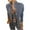 Gray, variant on Olyvenn Double-Breasted Stand Collar Jacket for Women Dressy Slim Fit Business Casual Long Sleeve Cardigans Jacket White S