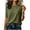 *Army Green, variant on Women's Crew Neck Elbow Sleeve T-Shirt,Solid Casual Relaxed Fit Tee Gray,Women's Plus XXL