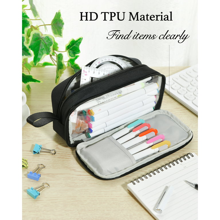  Clear Pencil Pouch Aesthetic School Supplies Large