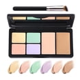 thumbnail image 1 of Paleta de correctores correctores de 6 colores Resistente al agua total de larga duración Base de contorno Paleta de correctores Crema de maquillaje Paleta de correctores resaltadores de contorno Ki, 1 of 5