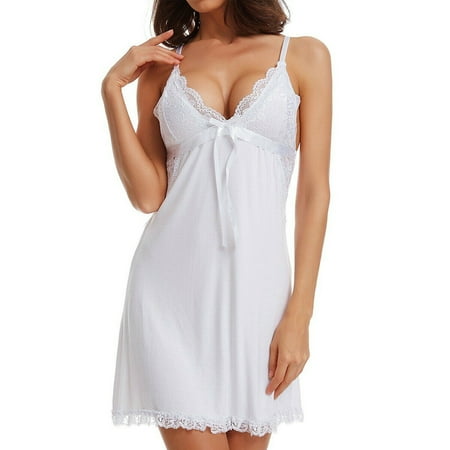 

Gueuusu Ladies Lingerie Babydoll Robe Underwear Dress