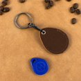 thumbnail image 1 of Spot drop-shaped leather property community induction Keychain Access control card set elevator mini card set, 1 of 1