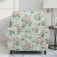 thumbnail image 2 of FUIALDOLG Pink Rose Flower Pattern Recliner Sofa Covers Home Decoration Recliner Chair Covers Couch Cover for Reclining Couches with Side Pockets Elastic Furniture Protector, 2 of 7